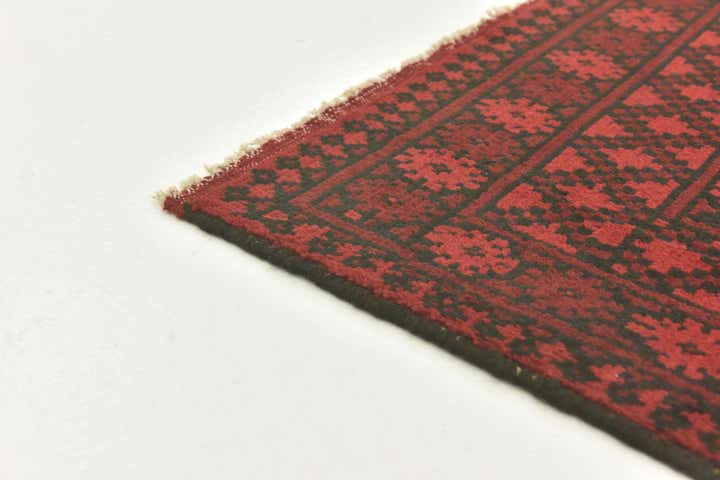 5' x 6' 5 Hand Knotted Afghan Akhche Wool Rug