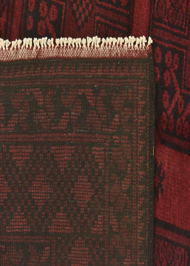 5' x 6' 5 Hand Knotted Afghan Akhche Wool Rug