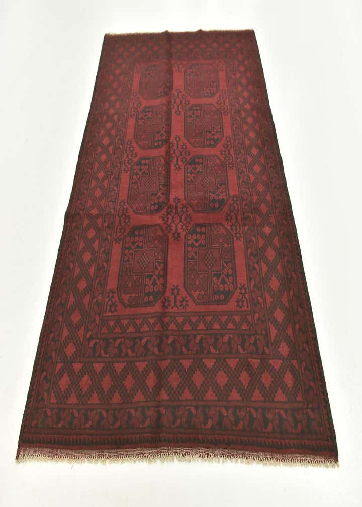 5' x 6' 5 Hand Knotted Afghan Akhche Wool Rug