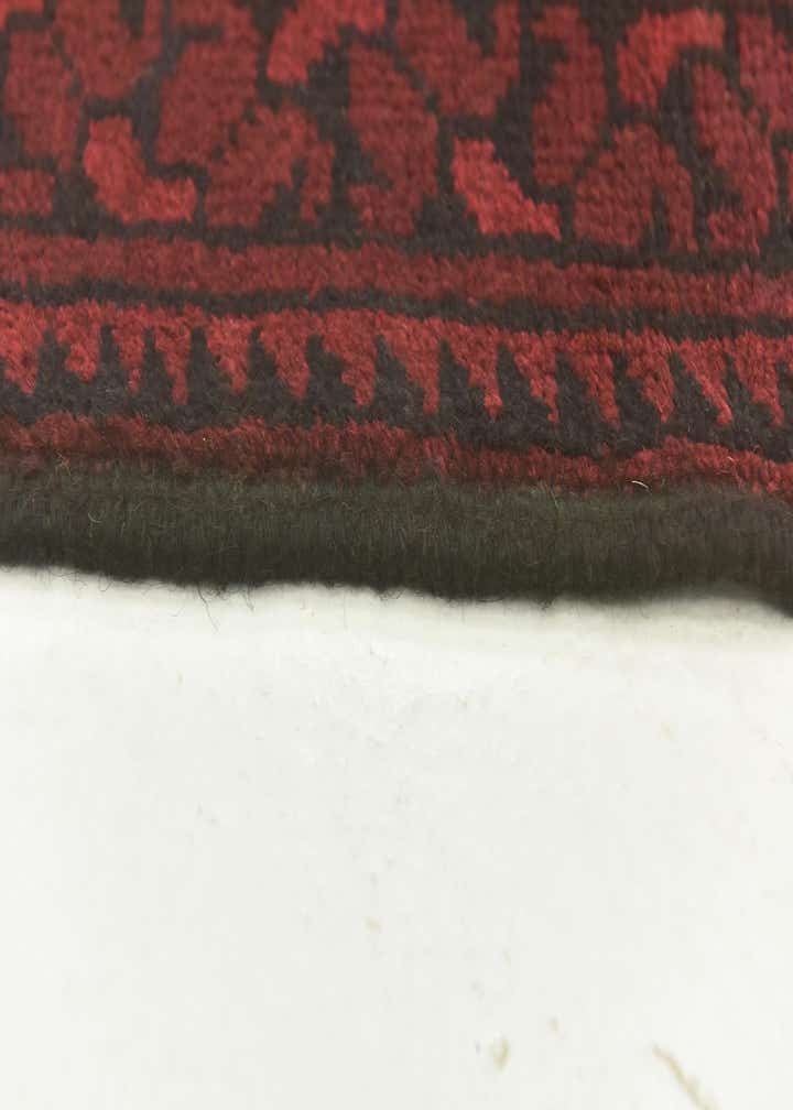 5' x 6' 5 Hand Knotted Afghan Akhche Wool Rug