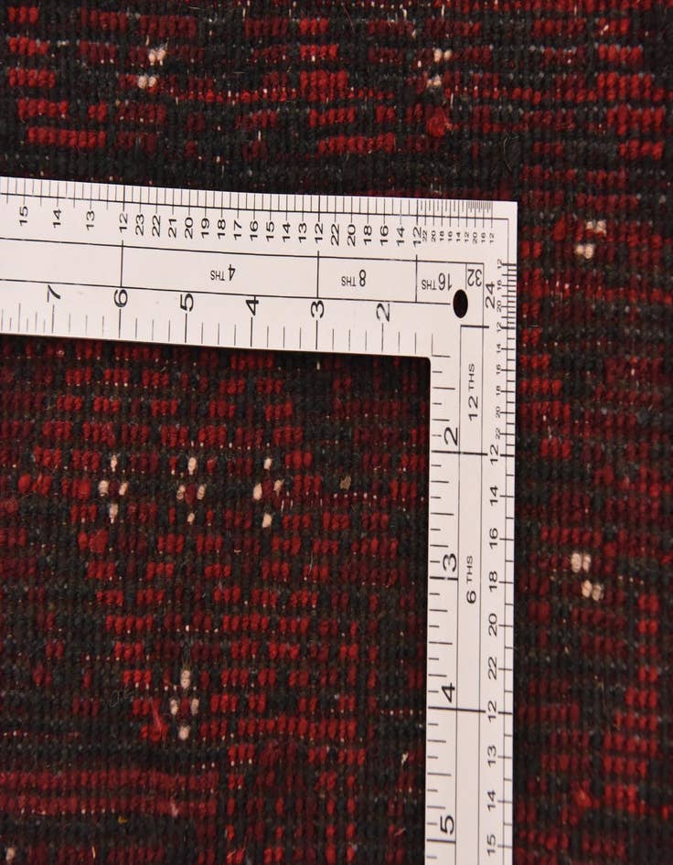 Detail image of 4' 10 x 6' 6  Hand Knotted Afghan Akhche Wool Rug