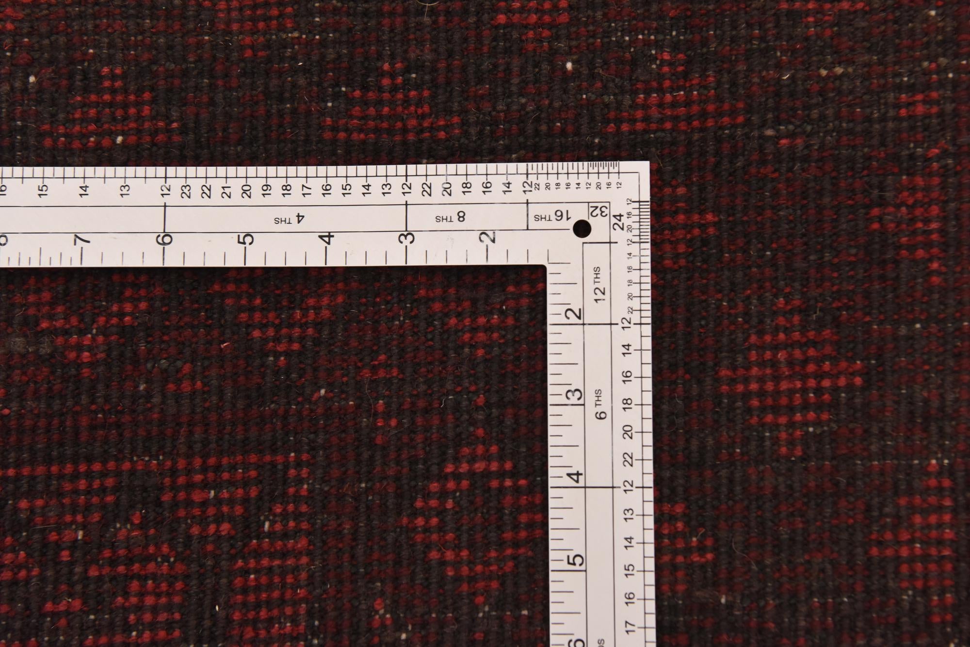 4' 11 x 6' 5 Hand Knotted Afghan Akhche Wool Rug