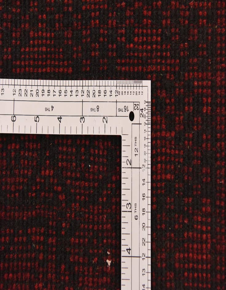 Detail image of 4' 11 x 6' 4  Hand Knotted Afghan Akhche Wool Rug