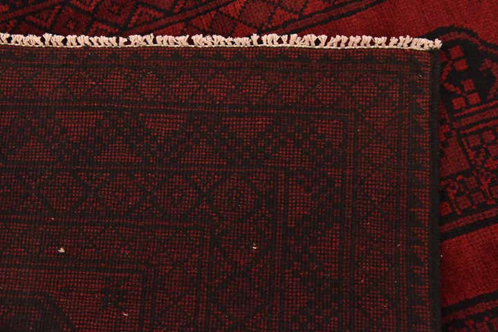 4' 11 x 6' 4 Hand Knotted Afghan Akhche Wool Rug