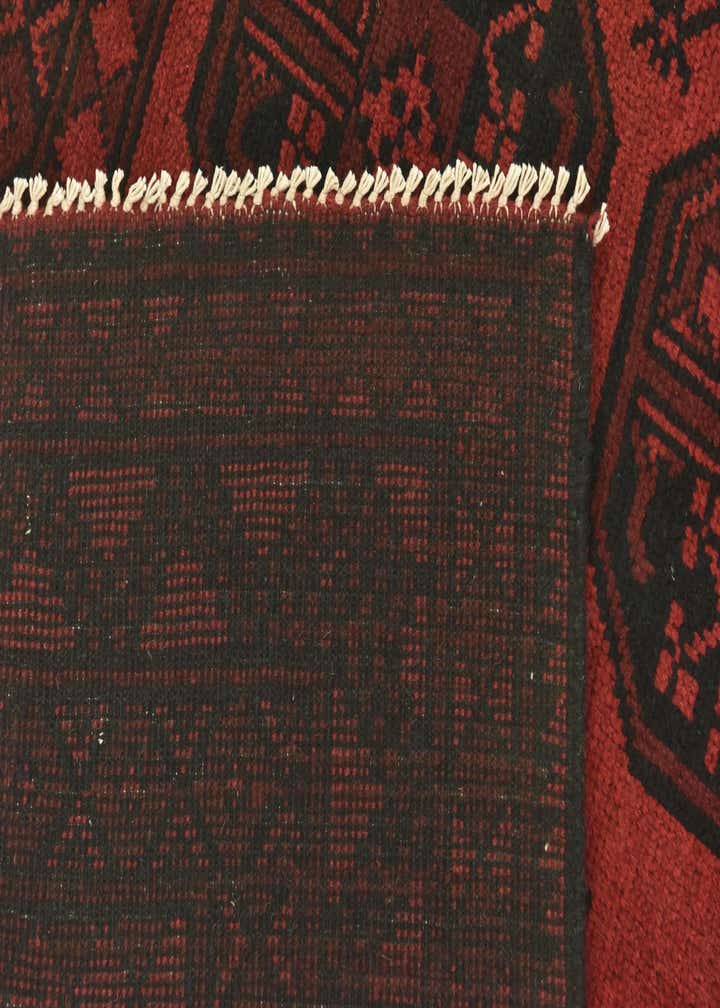 4' 10 x 6' 4 Hand Knotted Afghan Akhche Wool Rug