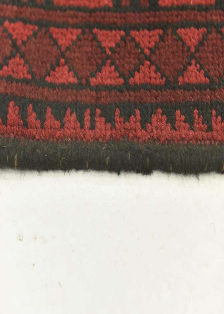 4' 10 x 6' 4 Hand Knotted Afghan Akhche Wool Rug