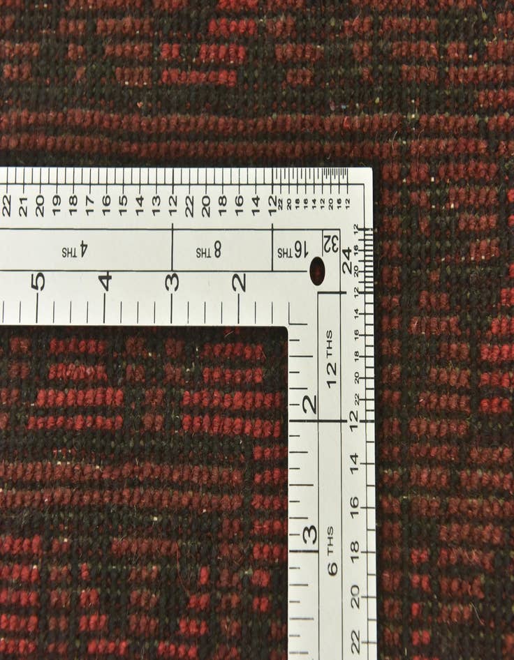 Detail image of 4' 9 x 6' 4  Hand Knotted Afghan Akhche Wool Rug