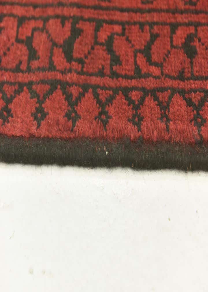 5' x 6' 6 Hand Knotted Afghan Akhche Wool Rug