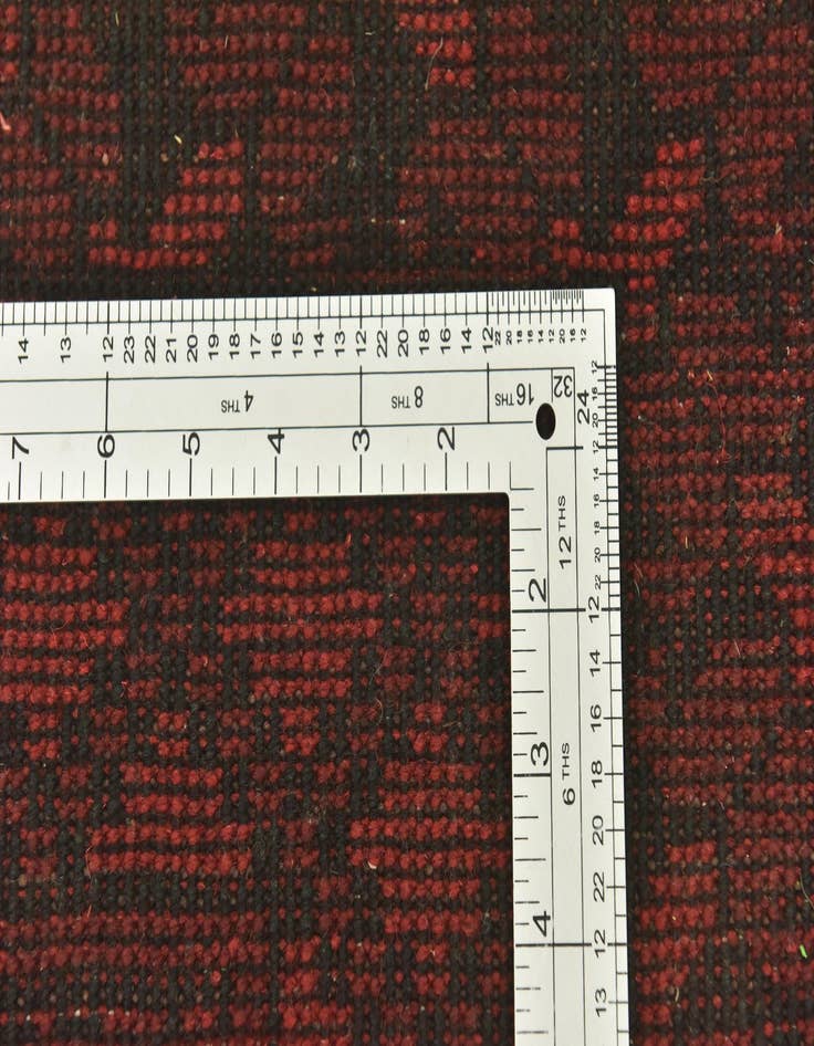 Detail image of 5' x 6' 6 Hand Knotted Afghan Akhche Wool Rug