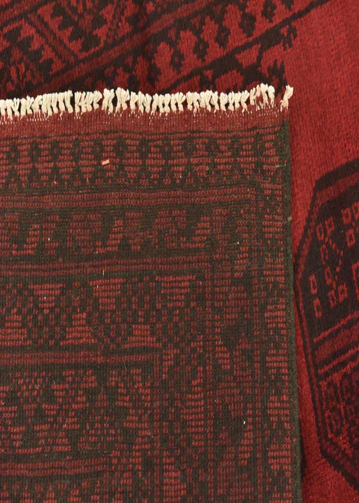4' 9 x 6' 6 Hand Knotted Afghan Akhche Wool Rug
