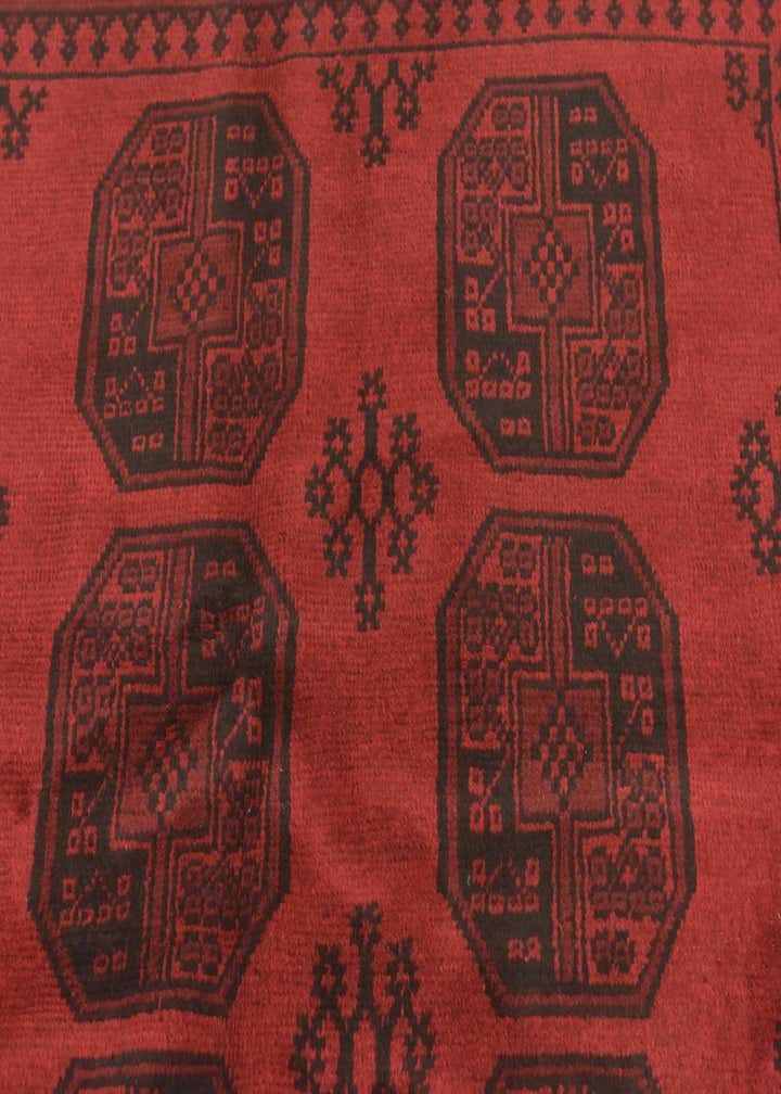 4' 9 x 6' 6 Hand Knotted Afghan Akhche Wool Rug