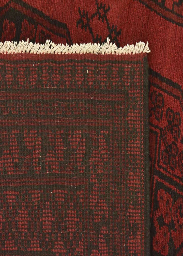4' 10 x 6' 6 Hand Knotted Afghan Akhche Wool Rug