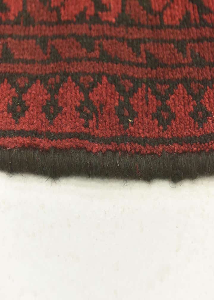 4' 10 x 6' 6 Hand Knotted Afghan Akhche Wool Rug