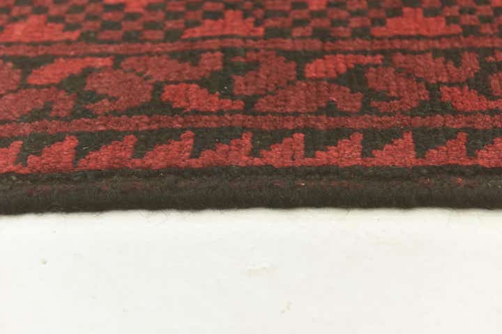 145cm x 195cm Noué main Afghan Akhche Tapis Laine