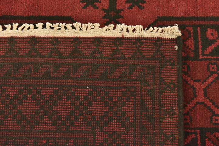 4' 9 x 6' 5 Hand Knotted Afghan Akhche Wool Rug