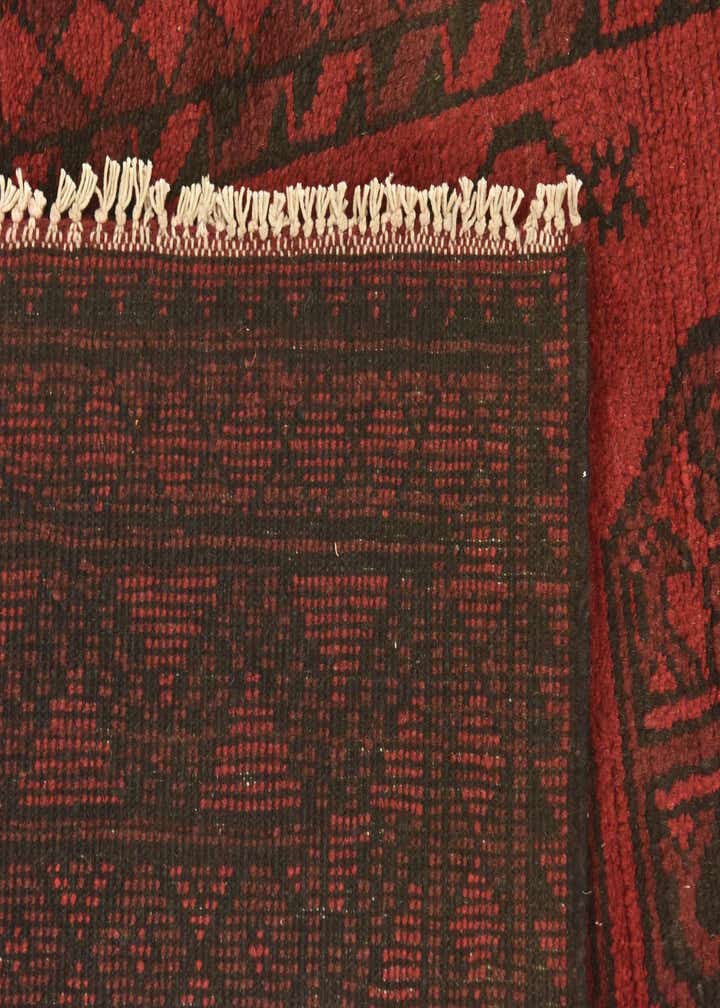 5' x 6' 4 Hand Knotted Afghan Akhche Wool Rug