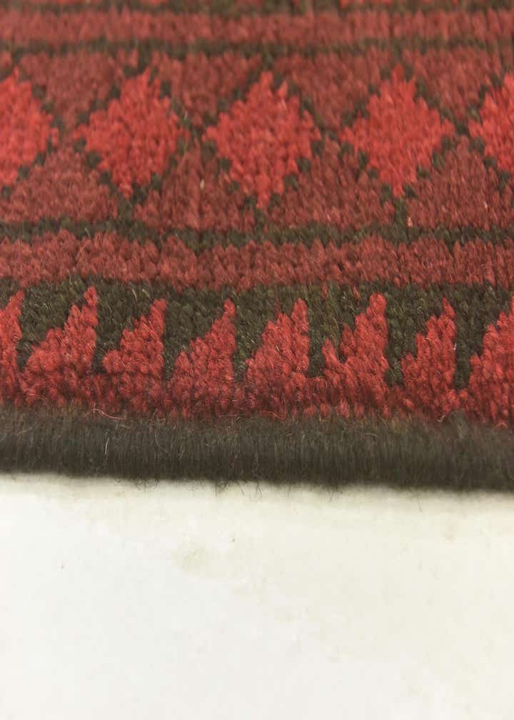 5' x 6' 4 Hand Knotted Afghan Akhche Wool Rug