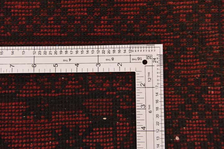4' 9 x 6' 4 Hand Knotted Afghan Akhche Wool Rug
