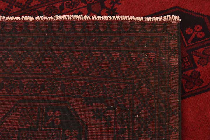 4' 9 x 6' 4 Hand Knotted Afghan Akhche Wool Rug