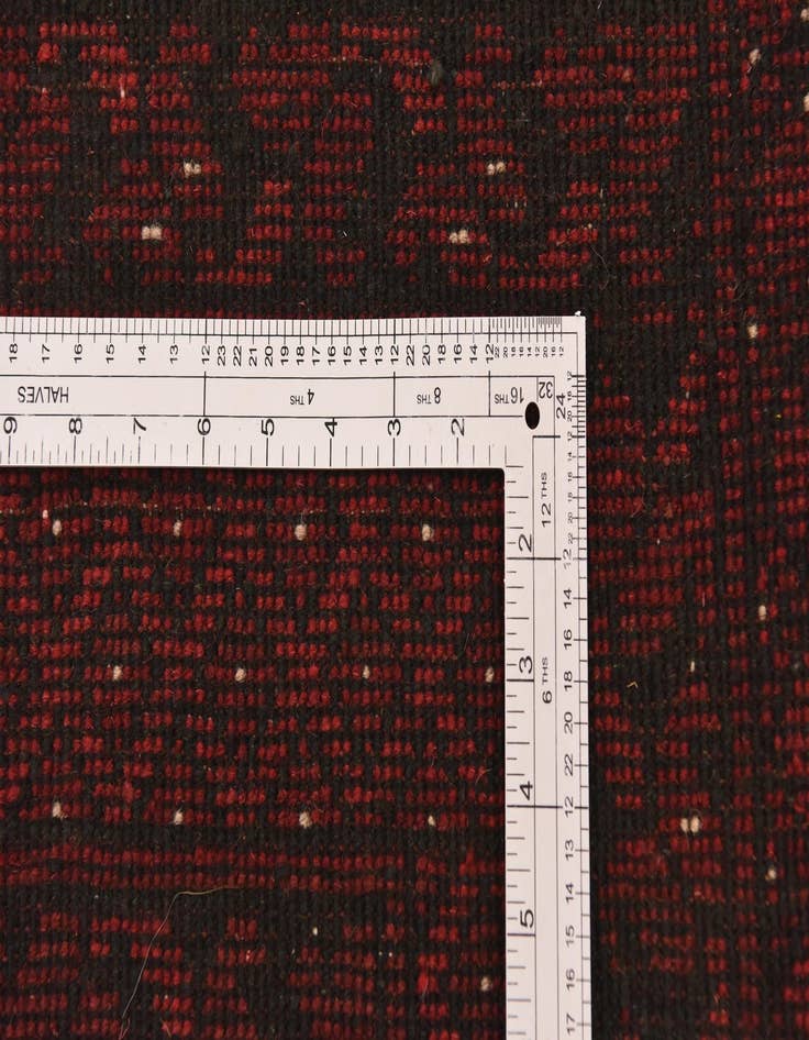 Detail image of 5' x 6' 4 Hand Knotted Afghan Akhche Wool Rug