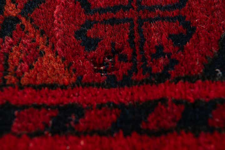 3' 6 x 6' 8 Hand Knotted Afghan Akhche Oriental Wool Rug