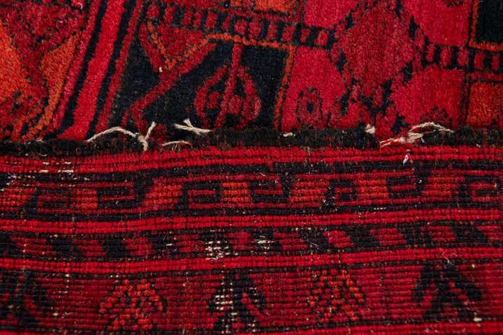 3' 6 x 6' 8 Hand Knotted Afghan Akhche Oriental Wool Rug