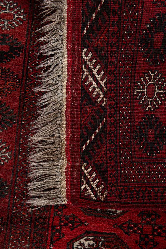 3' 6 x 6' 1 Hand Knotted Afghan Akhche Wool Rug