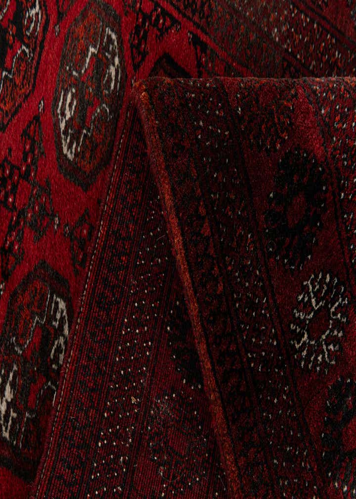 3' 6 x 6' 1 Hand Knotted Afghan Akhche Wool Rug