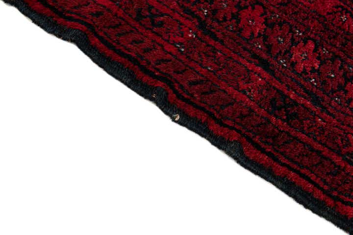 8' x 12' 5 Hand Knotted Afghan Akhche Wool Rug