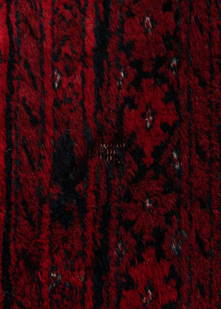 8' x 12' 5 Hand Knotted Afghan Akhche Wool Rug