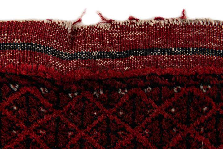 8' x 12' 5 Hand Knotted Afghan Akhche Wool Rug