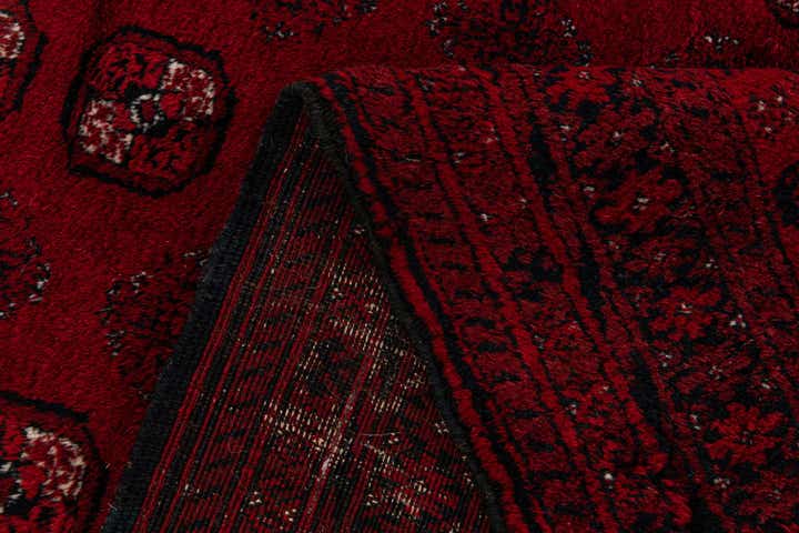 8' x 12' 5 Hand Knotted Afghan Akhche Wool Rug