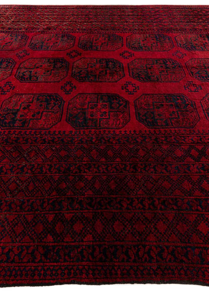 10' 2 x 15' 1 Hand Knotted Afghan Akhche Wool Rug