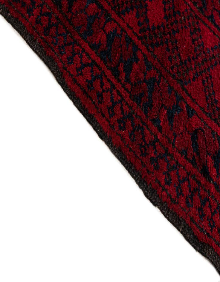 Detail image of 10' 2 x 15' 1 Hand Knotted Afghan Akhche Wool Rug