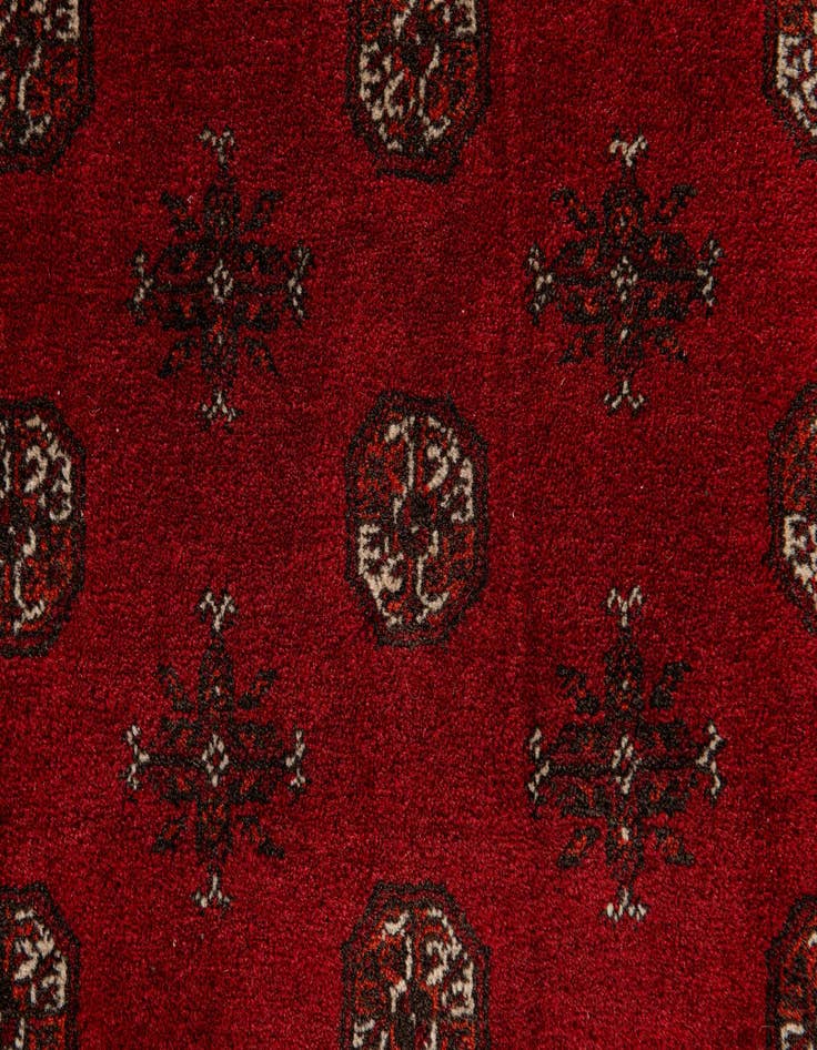 Detail image of 6' 8 x 9' 2  Hand Knotted Afghan Akhche Wool Rug