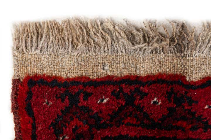 7' 11 x 9' 9 Hand Knotted Afghan Akhche Wool Rug