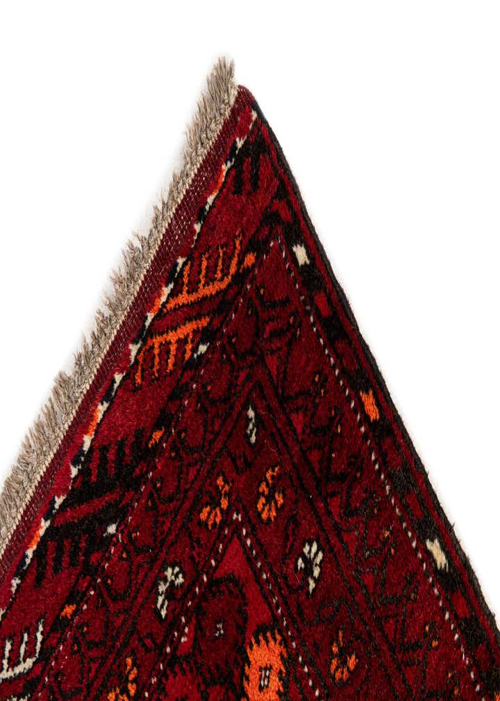 5' 9 x 7' 11 Hand Knotted Afghan Akhche Wool Rug