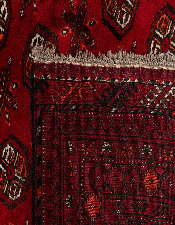 Detail image of 5' 9 x 7' 11  Hand Knotted Afghan Akhche Wool Rug