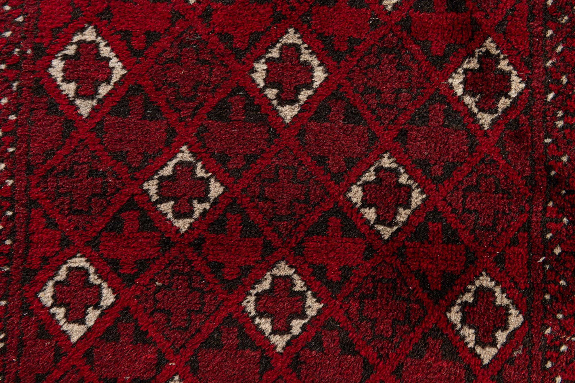 2' 6 x 4' 11 Hand Knotted Afghan Akhche Wool Rug