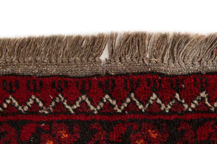 2' 6 x 4' 11 Hand Knotted Afghan Akhche Wool Rug