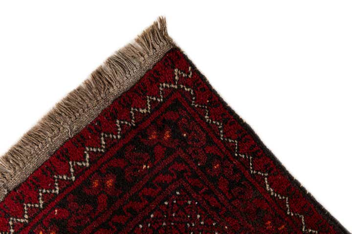 2' 6 x 4' 11 Hand Knotted Afghan Akhche Wool Rug
