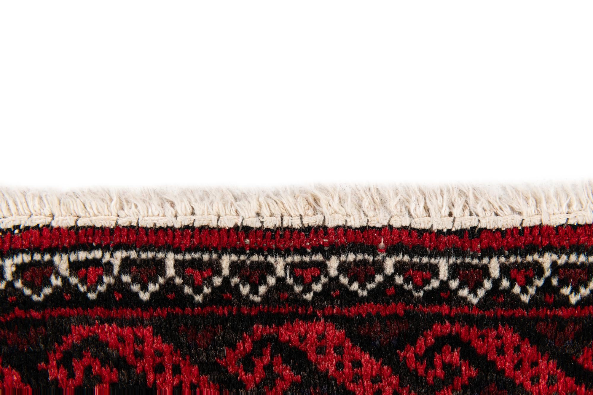 3' 5 x 6' 6 Hand Knotted Afghan Akhche Wool Rug