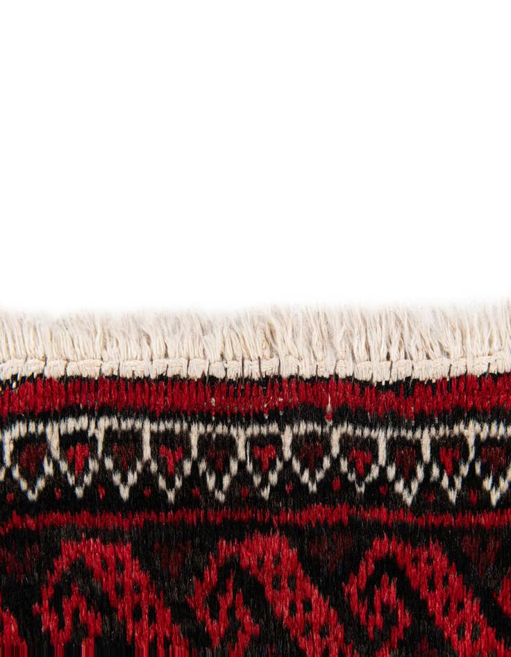 Detail image of 3' 5 x 6' 6  Hand Knotted Afghan Akhche Wool Rug