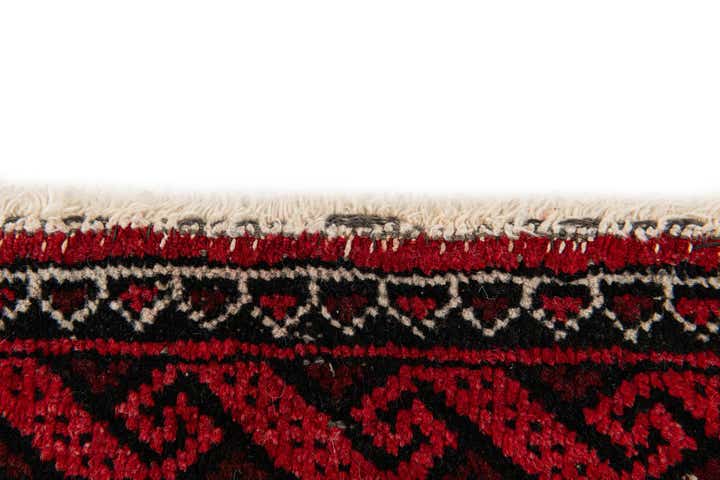 3' 5 x 6' 6 Hand Knotted Afghan Akhche Wool Rug