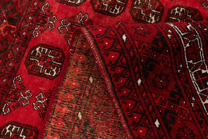 6' 10 x 9' 5 Hand Knotted Afghan Akhche Wool Rug