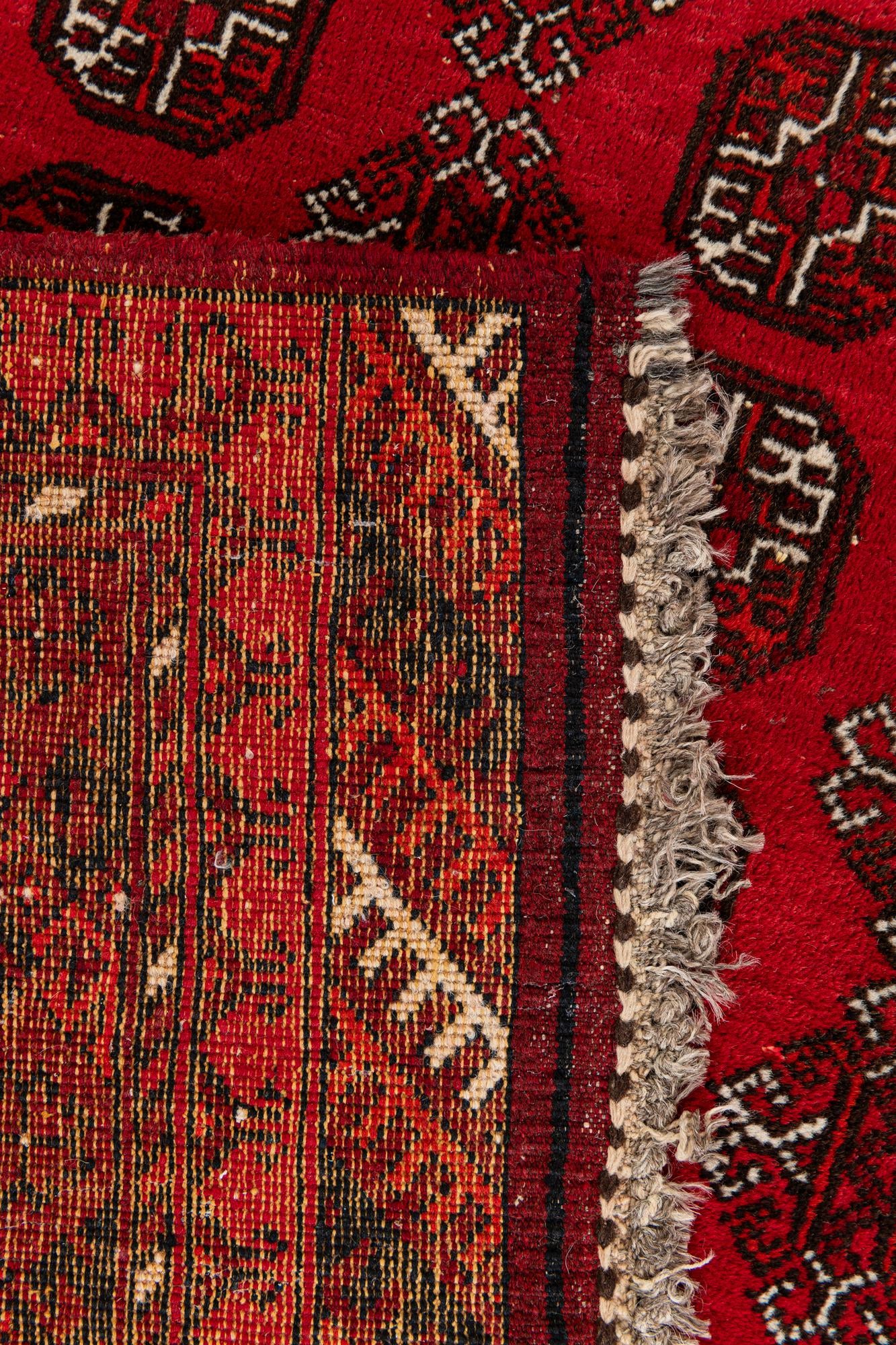 6' 10 x 9' 5 Hand Knotted Afghan Akhche Wool Rug