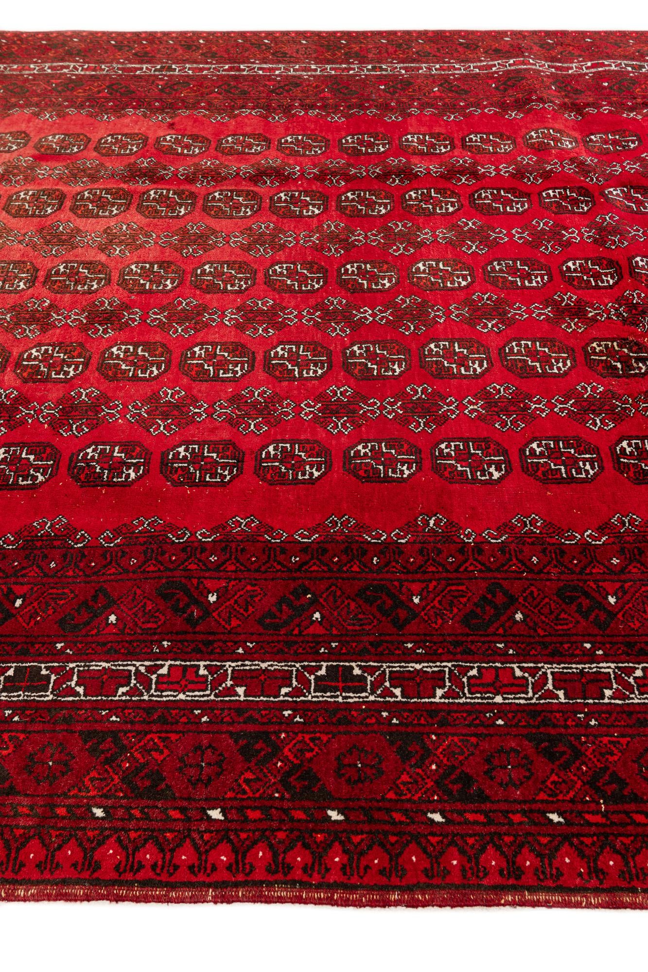 6' 10 x 9' 5 Hand Knotted Afghan Akhche Wool Rug
