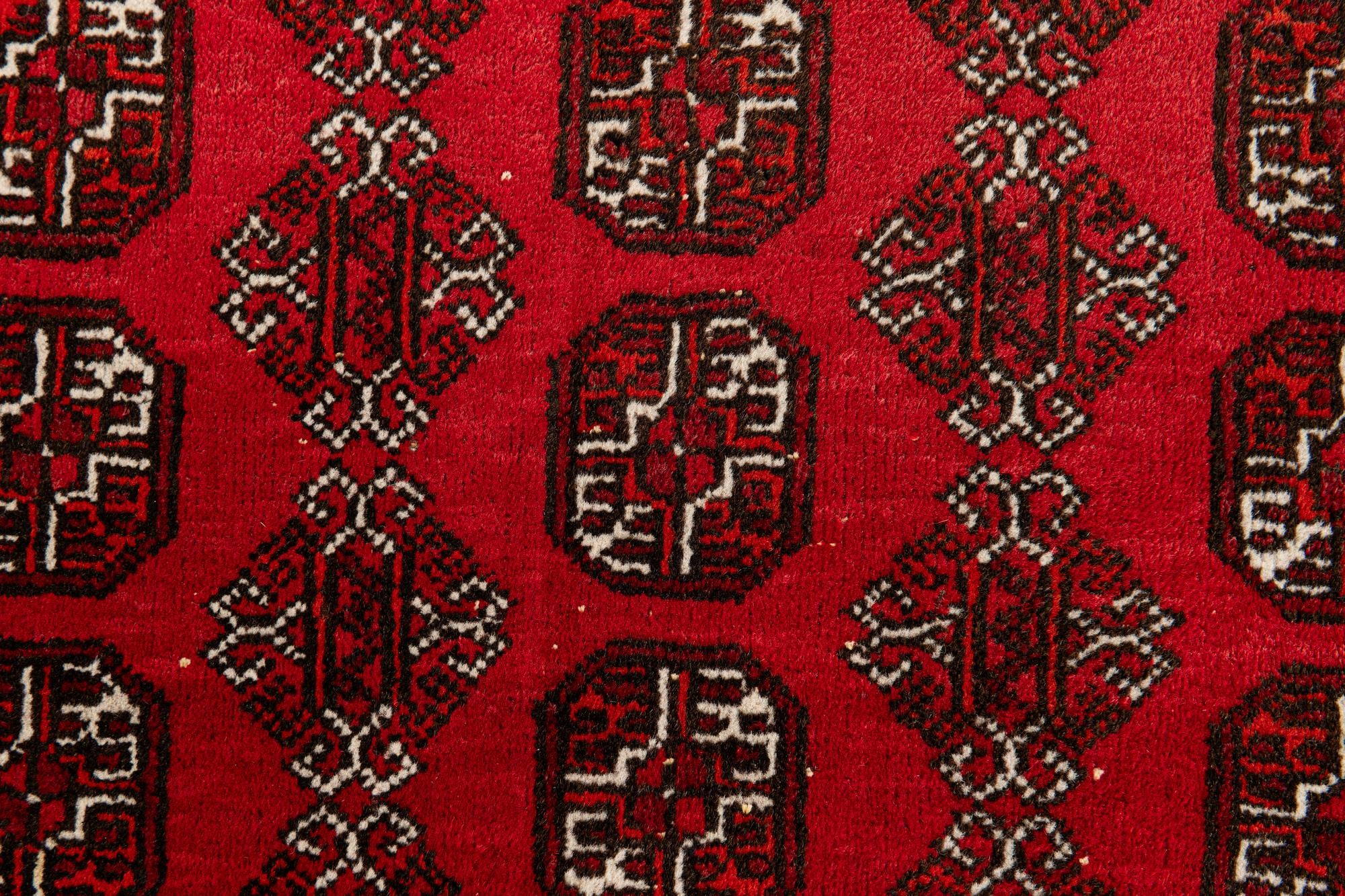 6' 10 x 9' 5 Hand Knotted Afghan Akhche Wool Rug