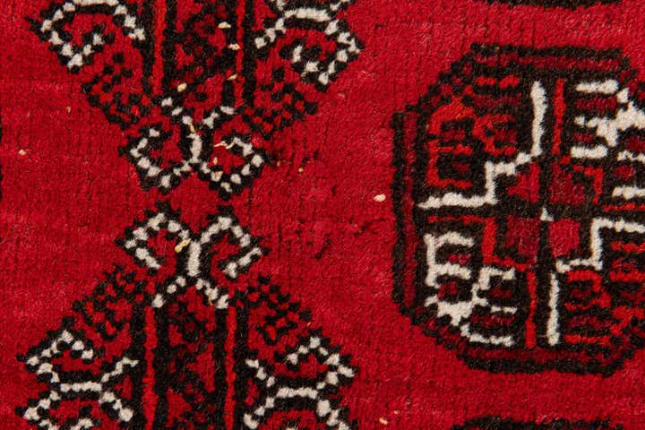 6' 10 x 9' 5 Hand Knotted Afghan Akhche Wool Rug