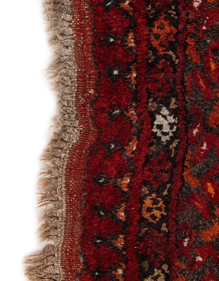 Detail image of 6' 8 x 9' 3  Hand Knotted Afghan Akhche Wool Rug